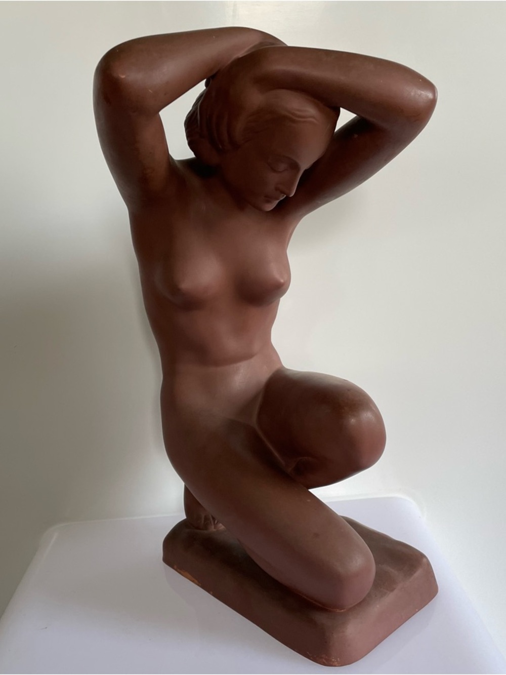 Goldscheider Damenakt Nude Women Ceramic Sculpture Josef Lorenzi Vienna 1940